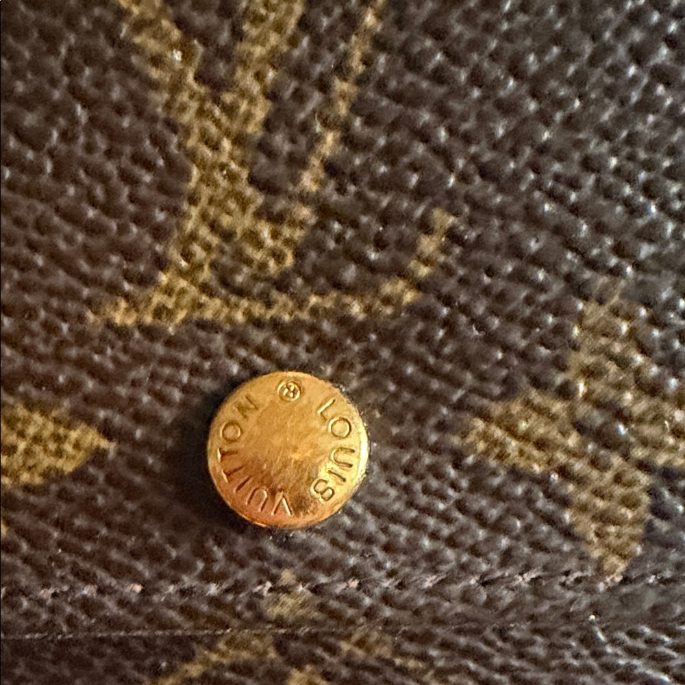 Louis Vuitton Monogram Canvas Compact Wallet in Brown and Gold - Picture 2 of 11